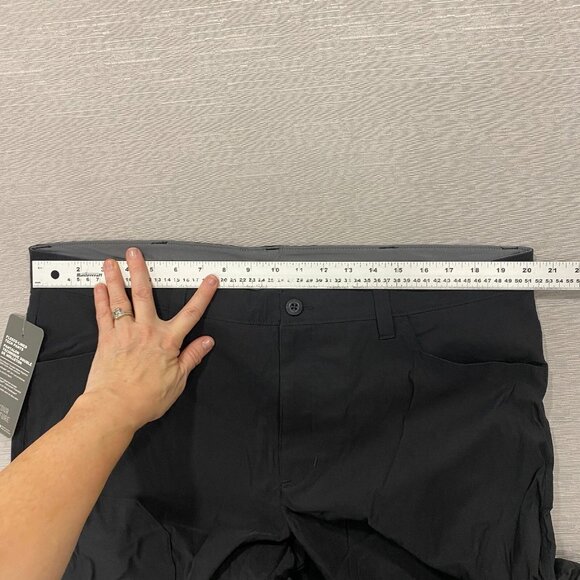 Eddie Bauer Fleece Lined Tech Pants Mens 40 x 30 Black Water Repellent Insulated - Picture 9 of 14